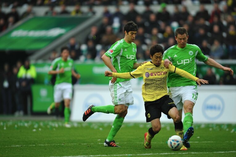 2011-12シーズンの香川　©Sports Graphic Number