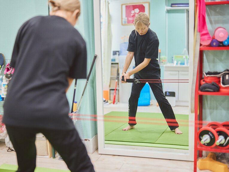 トレーニング風景　©︎Taichi Chiba