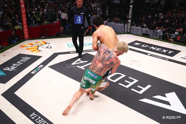 『RIZIN LANDMARK 5』斎藤裕vs平本蓮　©RIZIN FF