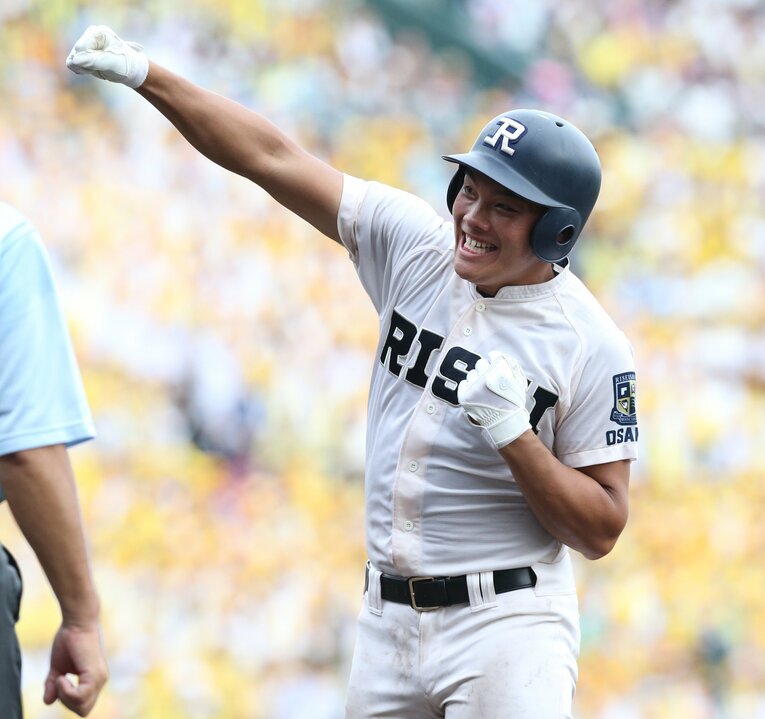 夏の甲子園決勝で野口は奥川から試合を決めるタイムリーも放ったが…　©JIJI PRESS