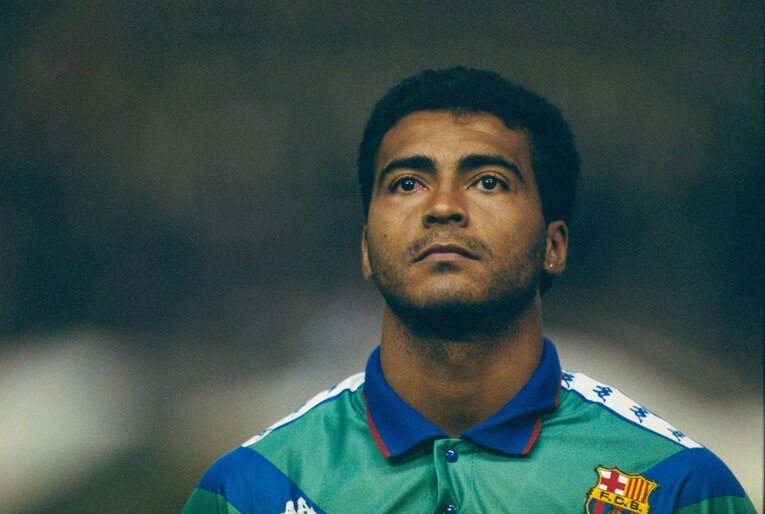 バルサ、ブラジル代表時代のロマーリオ（全7枚中の3枚目）　　©Sports Graphic Number