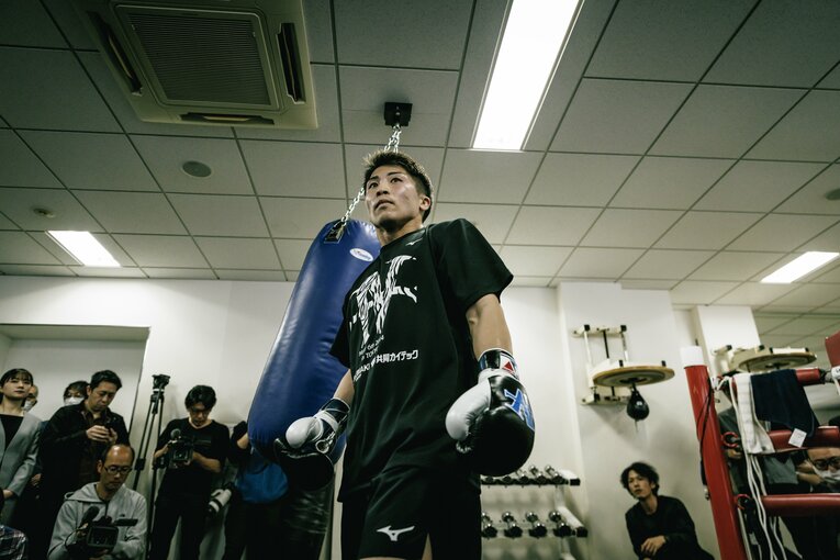 井上尚弥の公開練習　©Kiichi Matsumoto