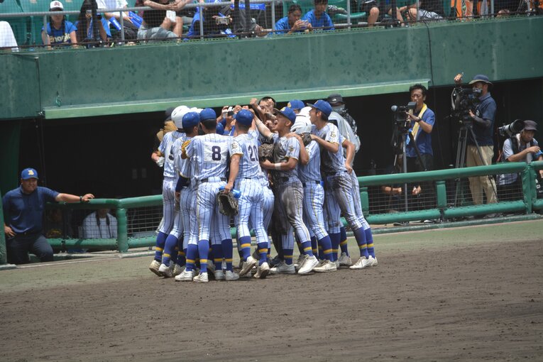 沖縄尚学vs.エナジック。全国高校野球選手権・沖縄大会決勝　©Takarin Matsunaga