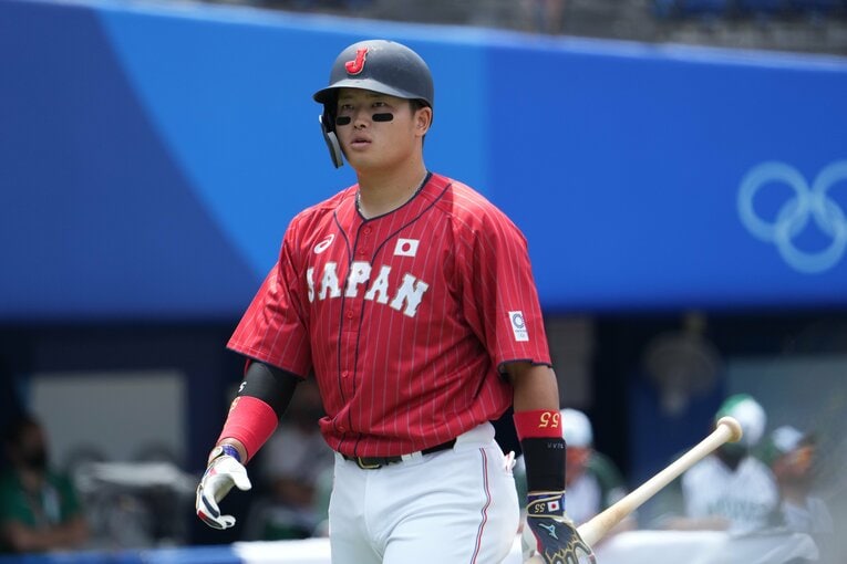 昨年の東京五輪にも出場した村上宗隆。4番は決まりか？ ©JMPA