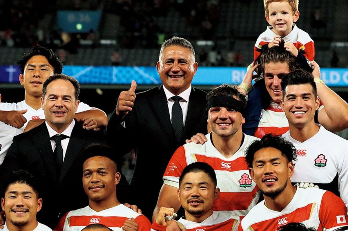 ラグビー日本代表 直筆サインユニフォーム ジョセフジャパン初陣