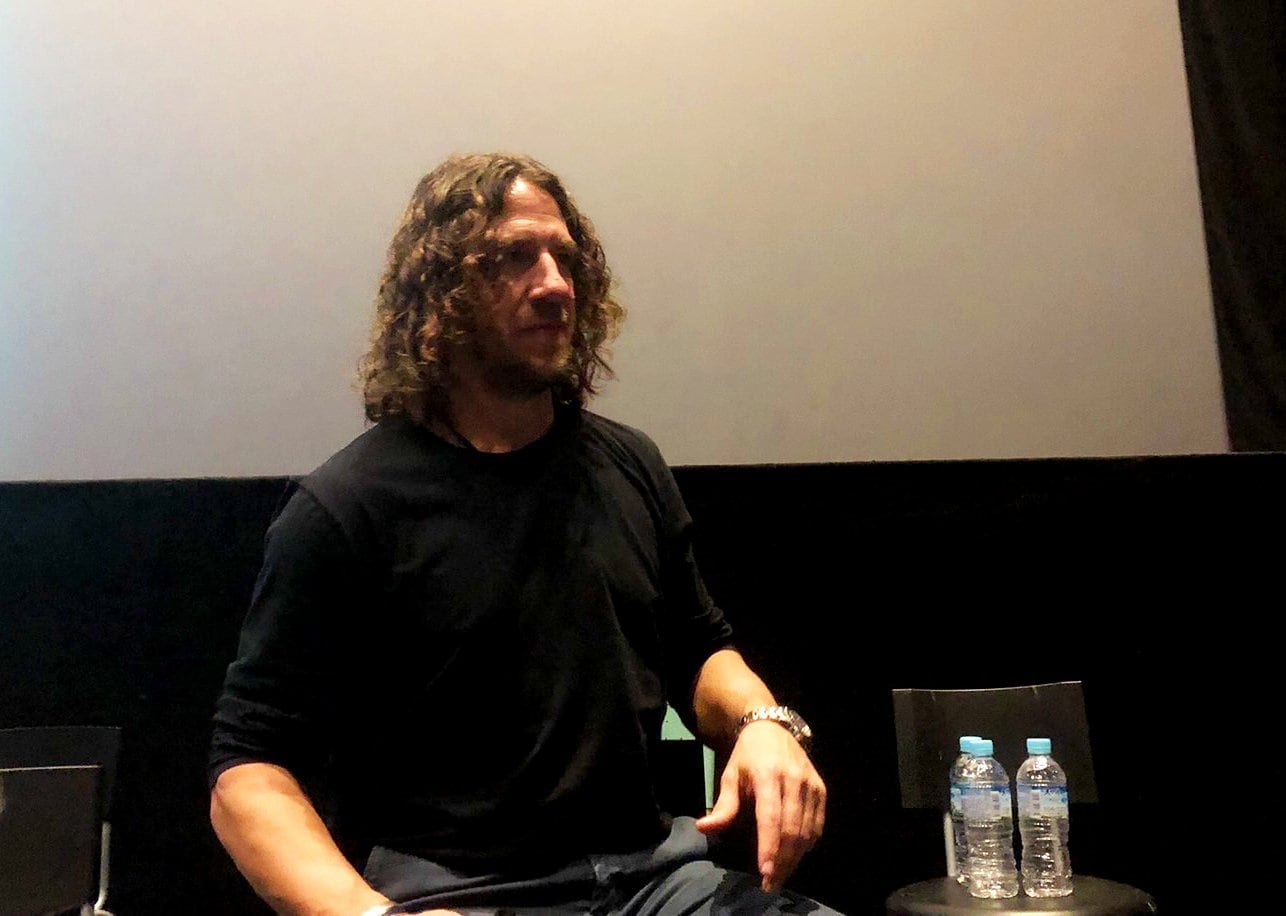 1月上旬に来日したカルレス・プジョル 　©︎Shimei Kurita