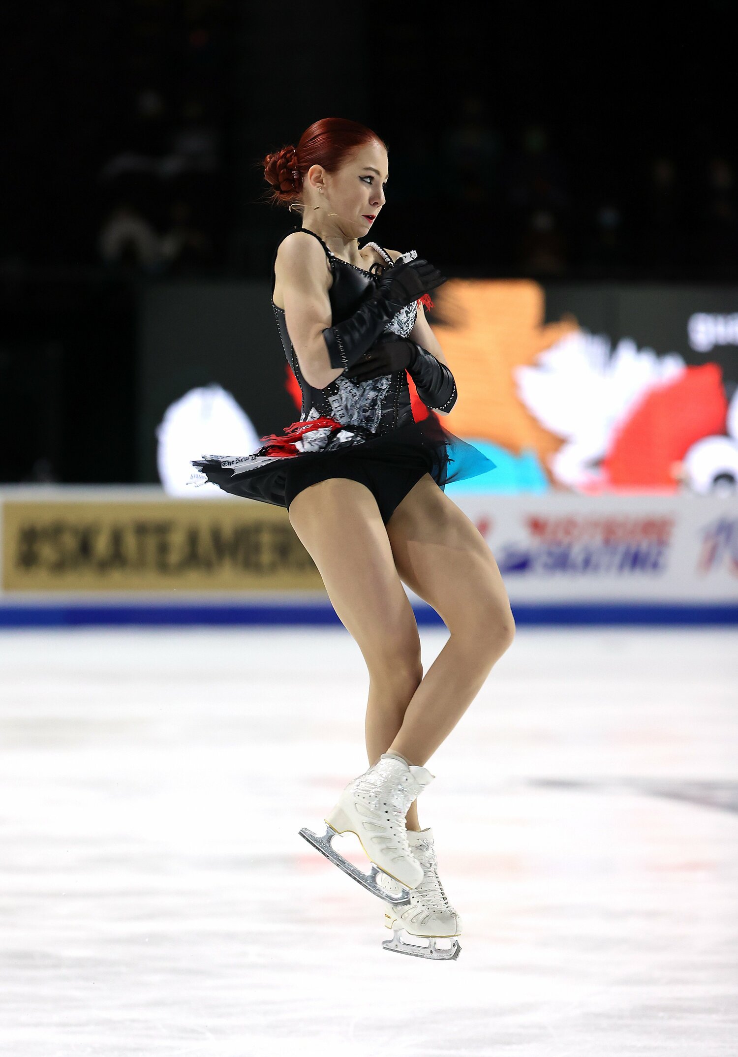 フリーで演技を行うトゥルソワ