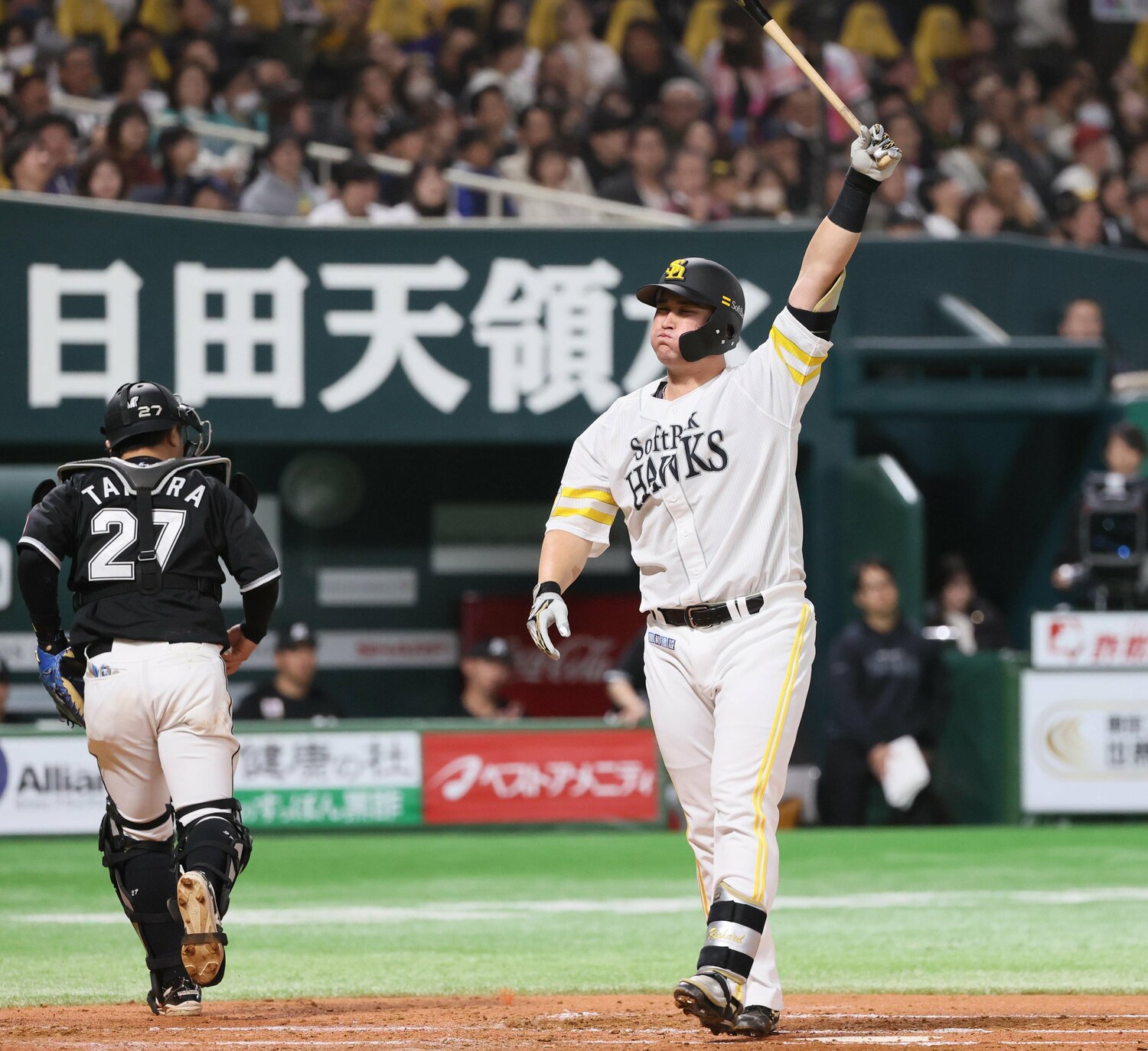 打率が.091と低迷し、二軍に降格したリチャード。22打席2安打で12三振だった　©Sankei Shimbun