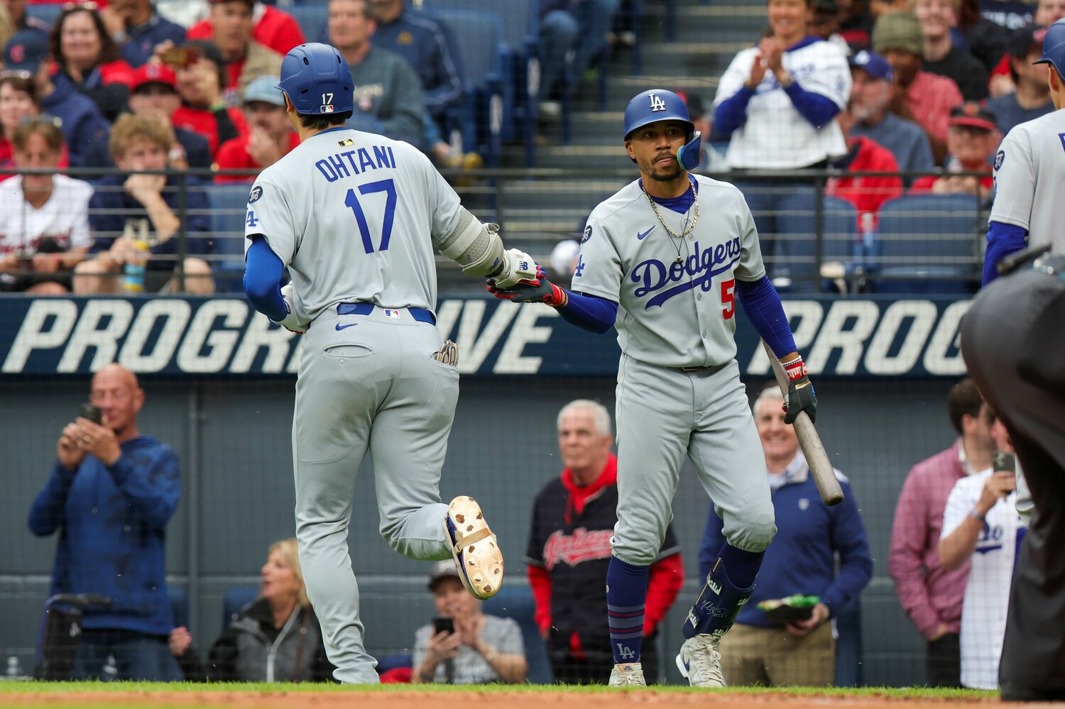 1番・大谷翔平の次を打つベッツ ©Getty Images
