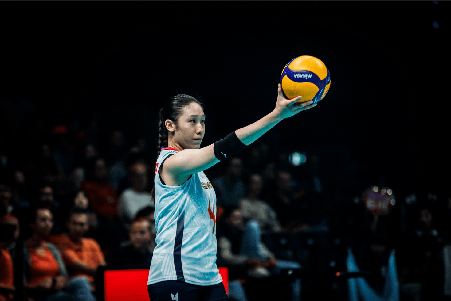 攻守に存在感を発揮した石川真佑　©FIVB