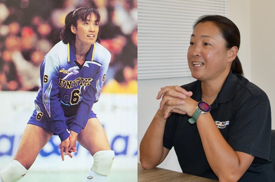 「多かったのは婚姻届です」女子バレーの顔だったスター選手が経験した“大フィーバー”ウラ側…「鉛の靴を履いて登下校」した佐伯美香の強豪校時代＜Number Web＞ photograph by R)NumberWeb