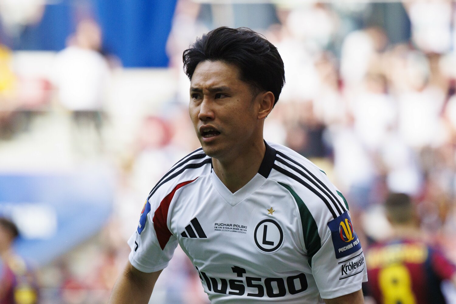 ポーランドで攻撃力を開花させている森下龍矢　©Getty Images