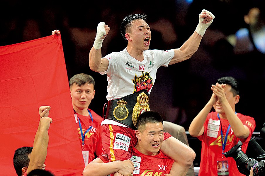 新たなマーケットに名乗り。中国ボクシングの潜在能力とは。～禁止から一転、期待の市場へ～＜Number Web＞ photograph by AFLO