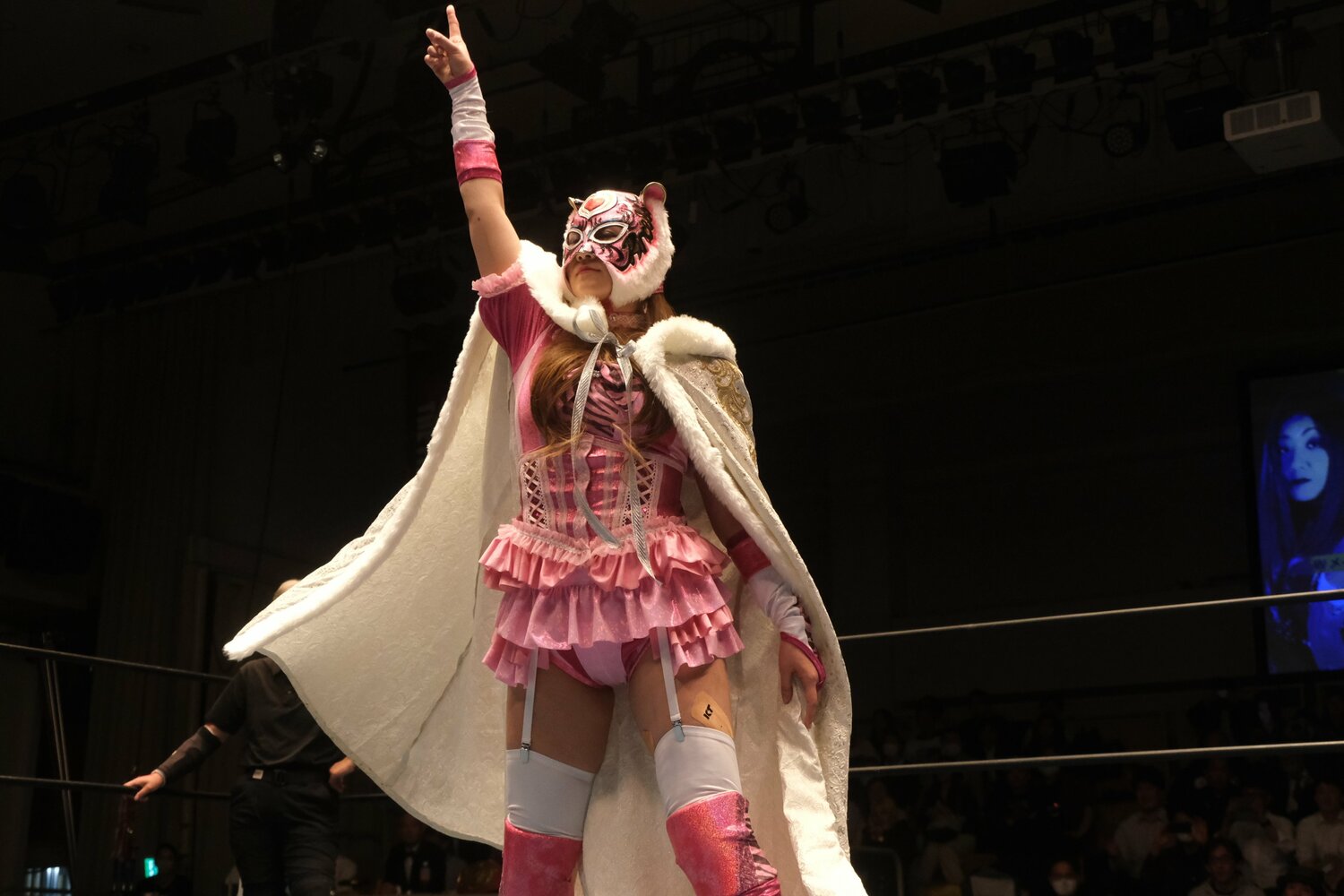 デビュー戦でいきなりのタイトルマッチとなったタイガー・プリンセス ©Norihiro Hashimoto