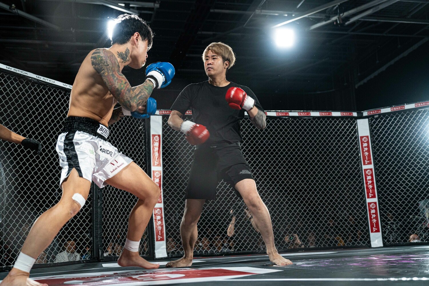 試合は激しい打ち合いで始まったが…　©BreakingDown