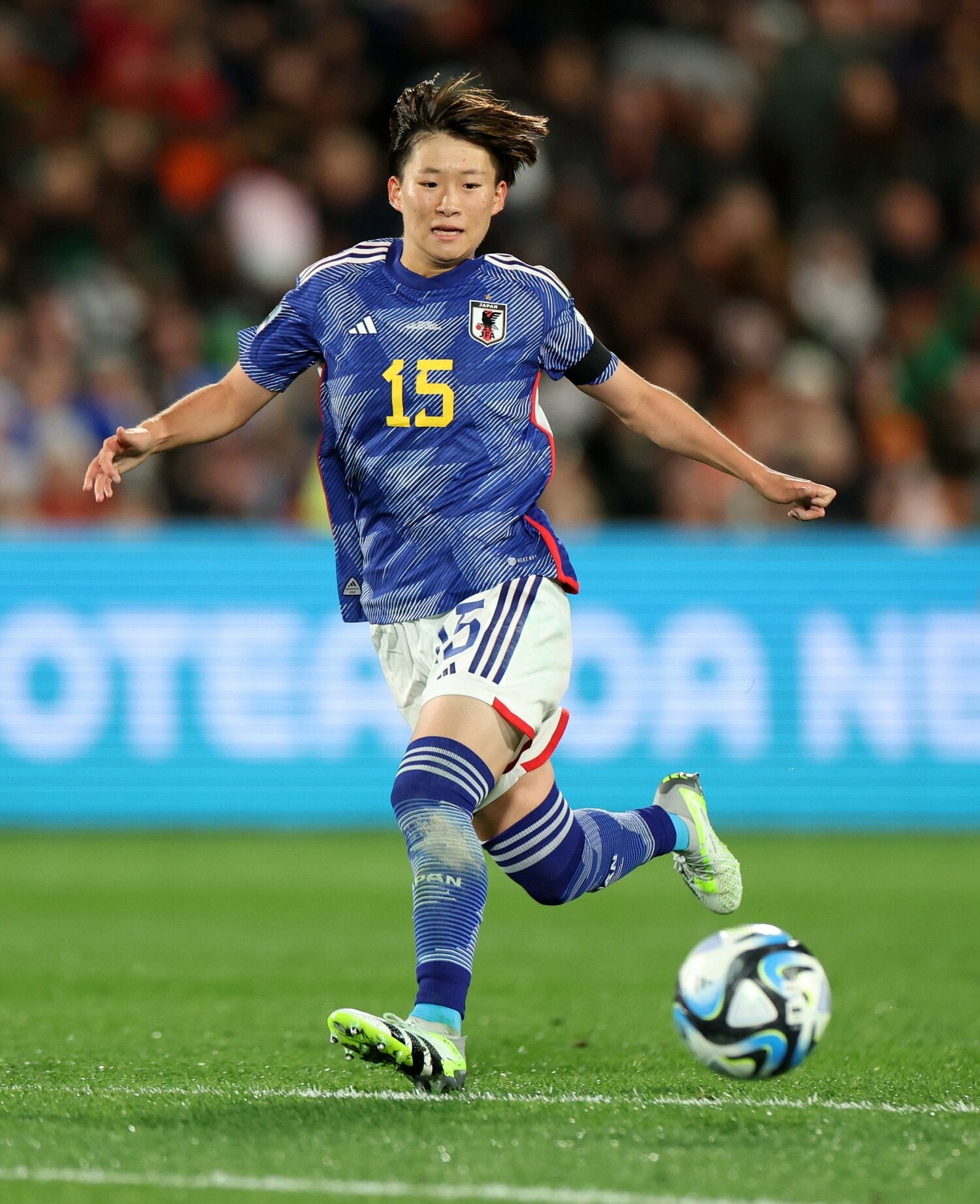 アタッカーとして躍動した藤野あおば　©︎Getty Images