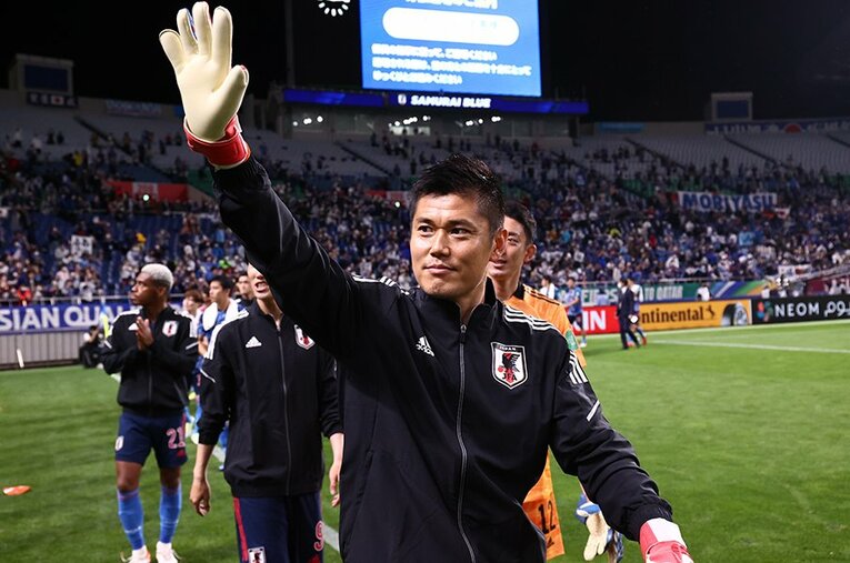 日本代表10月シリーズでも招集された川島永嗣。GKとしての経験値は日本サッカーにとって類稀なものだ ／ photograph by JFA/AFLO