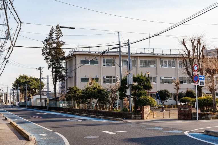 宇都宮常設球場の跡地は宇都宮市立宮の原小学校になっている　©Masashi Soiri