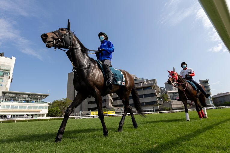 2021年には香港でのクイーンエリザベス2世カップにも出走し、3着に　©Getty Images