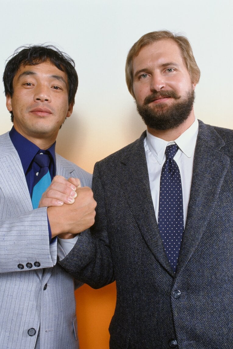 1986年の落合とバース※写真をクリック、スワイプすると現役時代がご覧になれます　©BUNGEISHUNJU