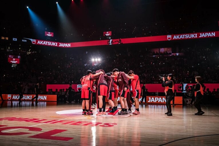 FIBAワールドカップ予選 vs韓国（2026年3月1日）©︎FIBA