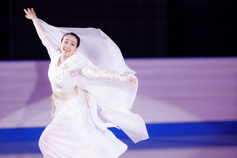 「MAO RINK」オープニングイベントに登場した浅田真央　©Kiichi Matsumoto