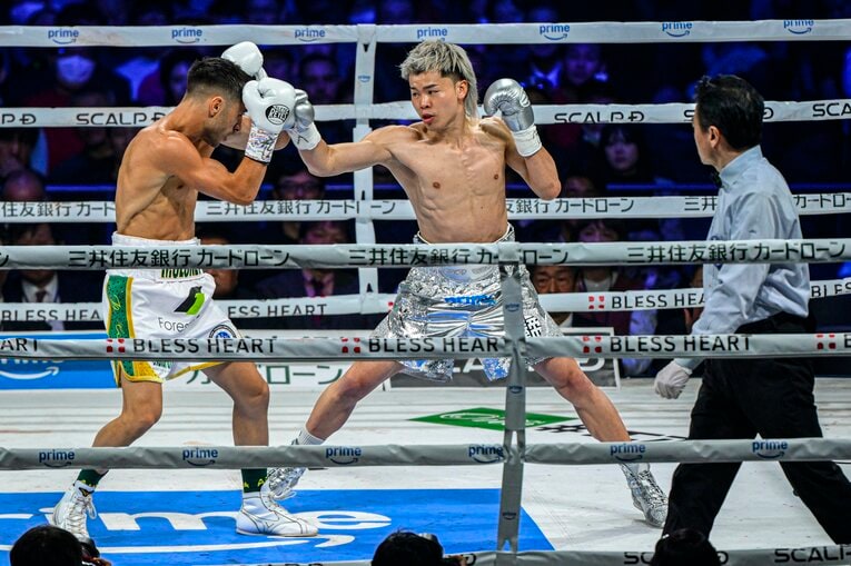 那須川天心vs.ジェーソン・モロニー。2月24日、有明アリーナ　©Takuya Sugiyama