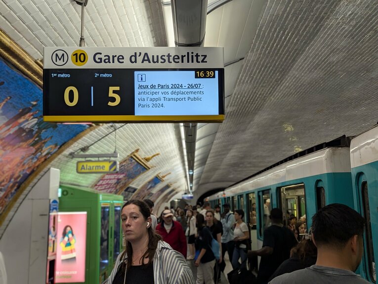 開会式当日のパリ市内　©Yu Saito