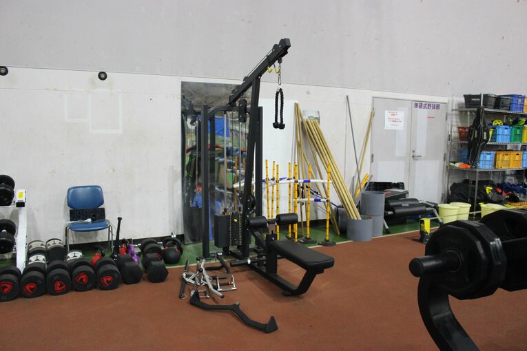 野球の練習はもちろん、安田監督はフィジカルトレーニングも重視する　©NumberWeb