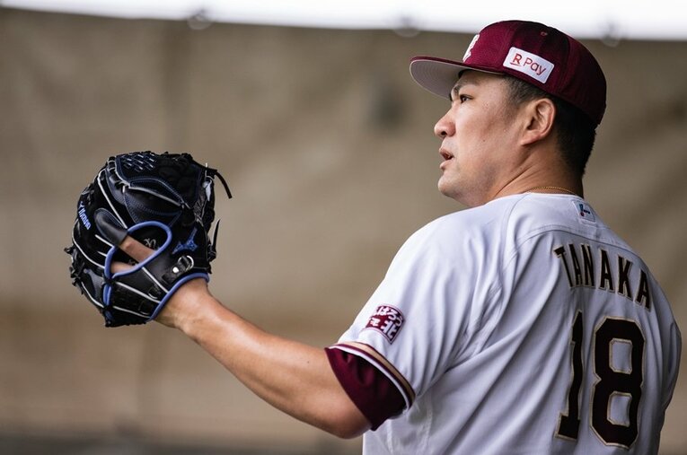 21年、22年と勝ち星に恵まれなかった印象が残る田中将大。日本復帰3年目にどんな成績を残すか ／ photograph by Nanae Suzuki