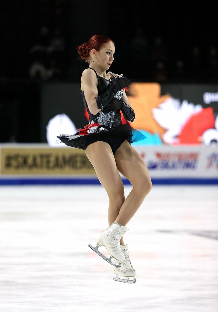 フリーで演技を行うトゥルソワ