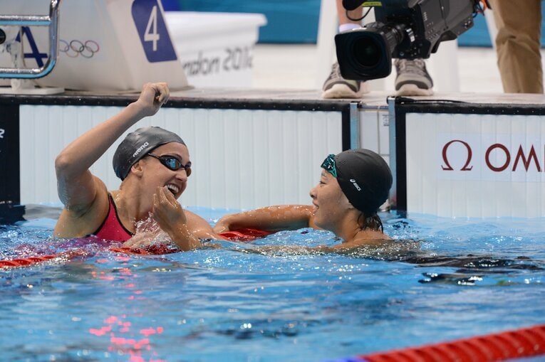 ロンドン五輪での鈴木聡美　©JMPA