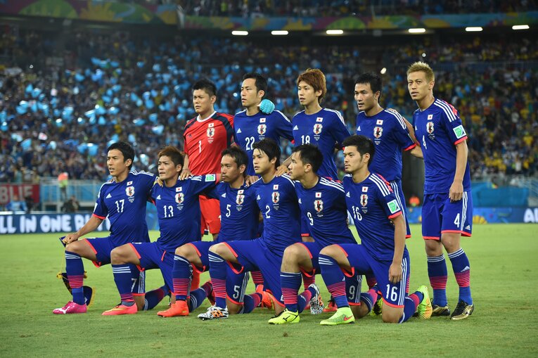 2014ブラジルW杯ギリシャ戦スタメン ／ photograph by Koki Nagahama/JMPA