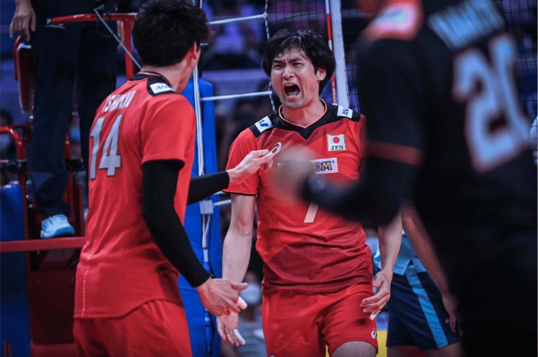 ネーションズリーグ・アルゼンチン戦　©︎FIVB