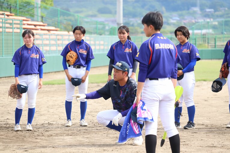 手法は変われど指導内容はかつてとかわらず熱血だ　©︎Genki Taguchi
