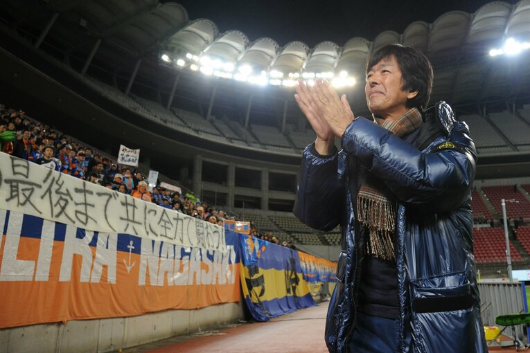 2019年、V・ファーレン長崎社長時代の高田明氏　©Masashi Hara/Getty Images