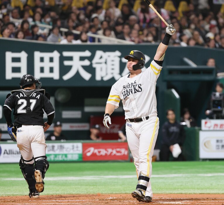 打率が.091と低迷し、二軍に降格したリチャード。22打席2安打で12三振だった　©Sankei Shimbun