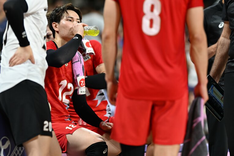 高橋藍（パリ五輪 ドイツ戦）©︎Naoya Sanuki/JMPA