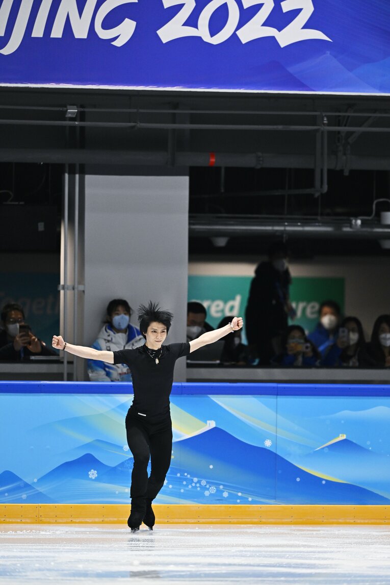 2月18日、エキシビションの練習中に披露された『SEIMEI』　©Sunao Noto/JMPA