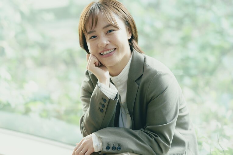 リオ五輪女子レスリング金メダリストの登坂絵莉さん　©Wataru Sato