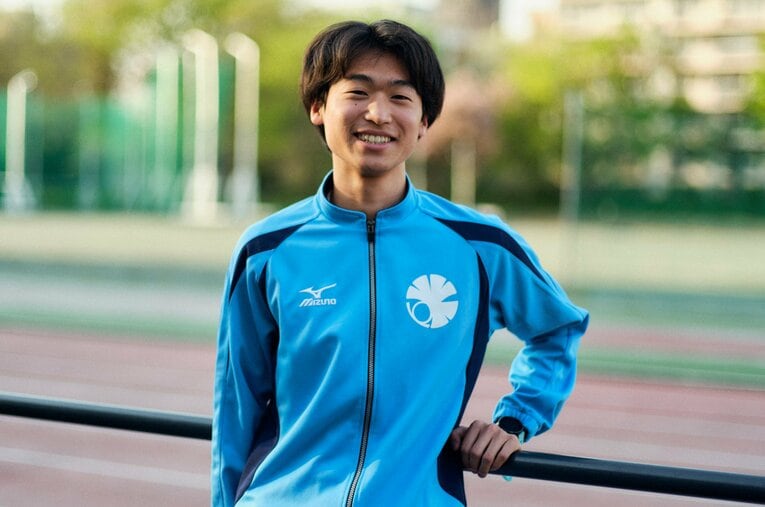 昨年のU20日本選手権800mで優勝し、日本一に輝いた吉澤登吾。桐朋高から東京大学に現役合格できた「文武両道」のリアルとは？　©Yuki Suenaga