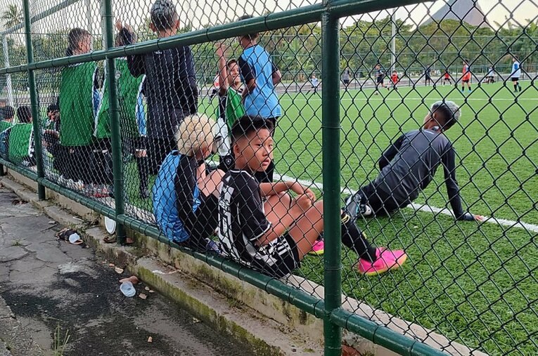 ボタフォゴでのフットボールの練習　©Hiroaki Sawada