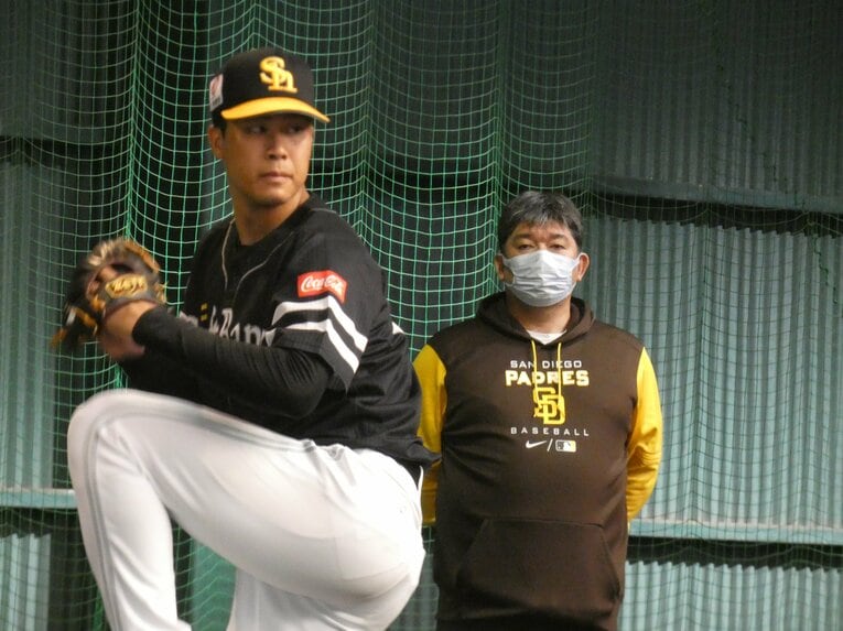 今秋キャンプでは野茂英雄氏の姿も ©Kotaro Tajiri