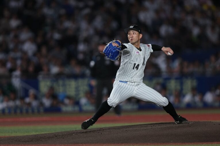 昨シーズンは大一番の試合で頼りになる投球を見せた小島　©Chiba Lotte Marines