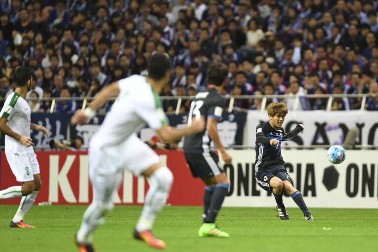 柏木陽介（2016年/ロシアW杯予選）©︎Asami Enomoto