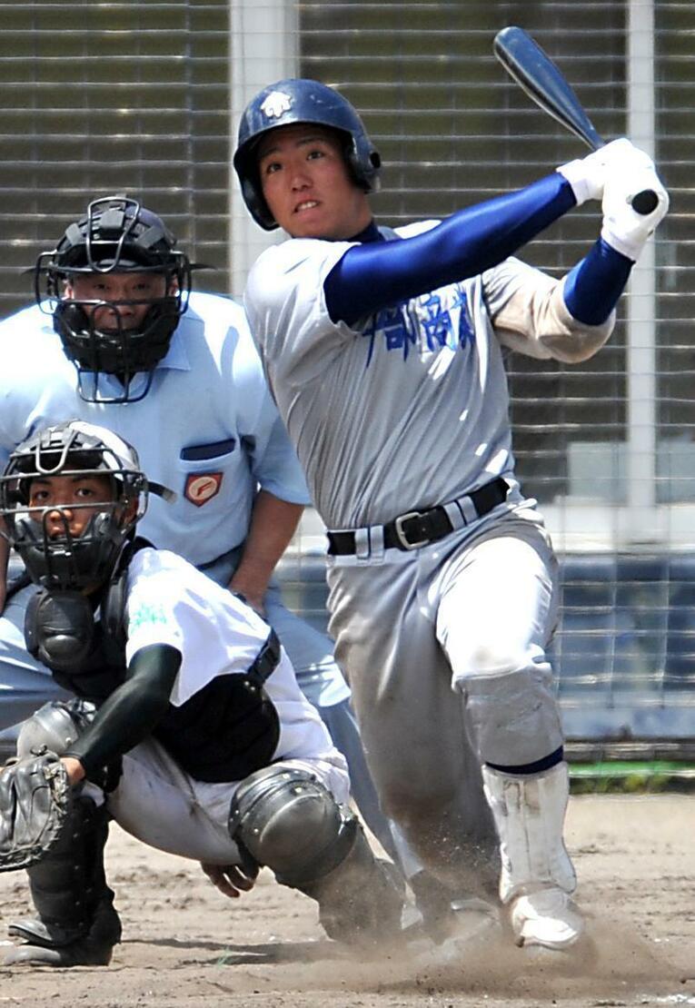 中部商業（沖縄）時代の山川穂高17歳　©KYODO