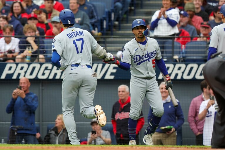 1番・大谷翔平の次を打つベッツ ©Getty Images