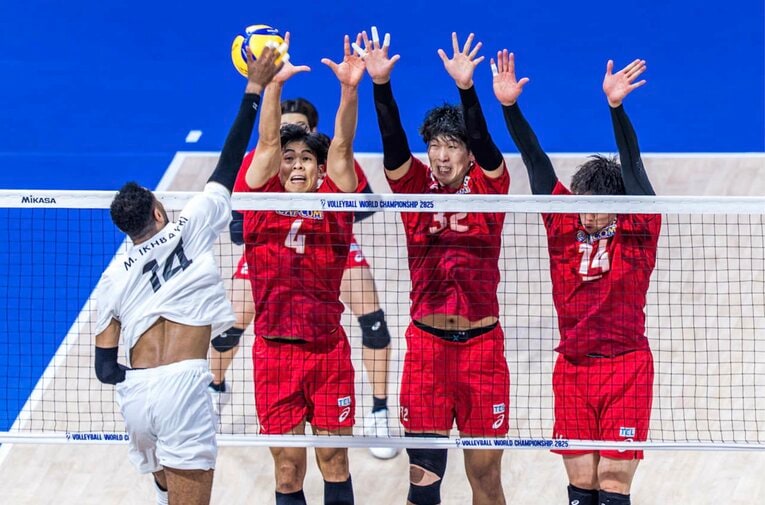 バレーボール世界選手権・リビア戦　©︎Volleyball World
