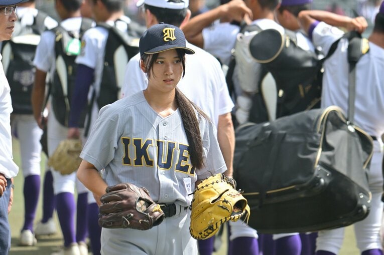 試合後の星よつはさん　©Hideki Sugiyama
