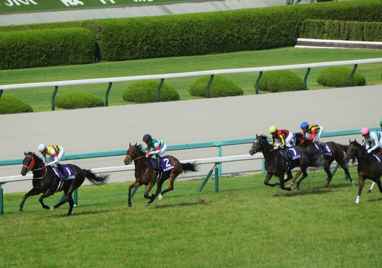 （左から）ユニコーンライオン、レイパパレ、クロノジェネシス